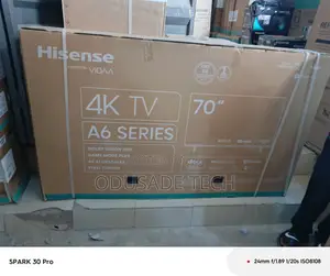 Pure View Hisense 70 Inches A6k Series Uhd Tv