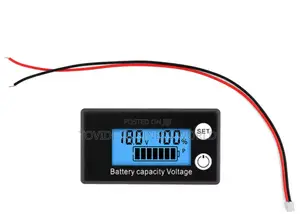 Dc 8v To 100v Voltmeter With Battery Indicator Percentage