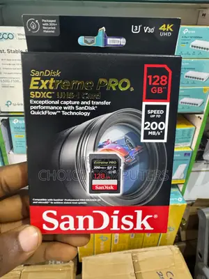 Sandisk 128gb Extreme Pro Uhs-i Sdxc Memory Card