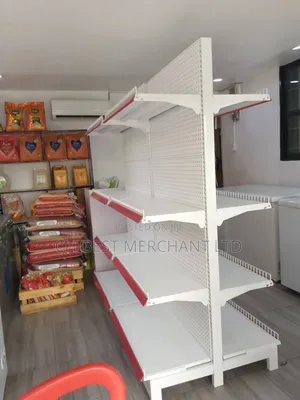 7ft/3ft Supermarket Shelves Unit Double Sided