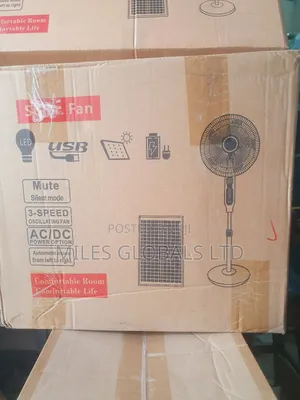 Professional Solar Standing Fans