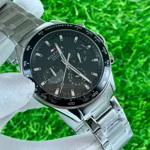 Tommy Hilfiger Quality Luxury Men Chain Strap Wristwatch