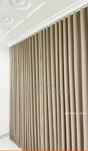 Luxury Premuim Curtains Beige and Gray