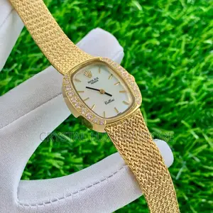 Rolex Quality Luxury Ladies Chain Strap Wristwatch