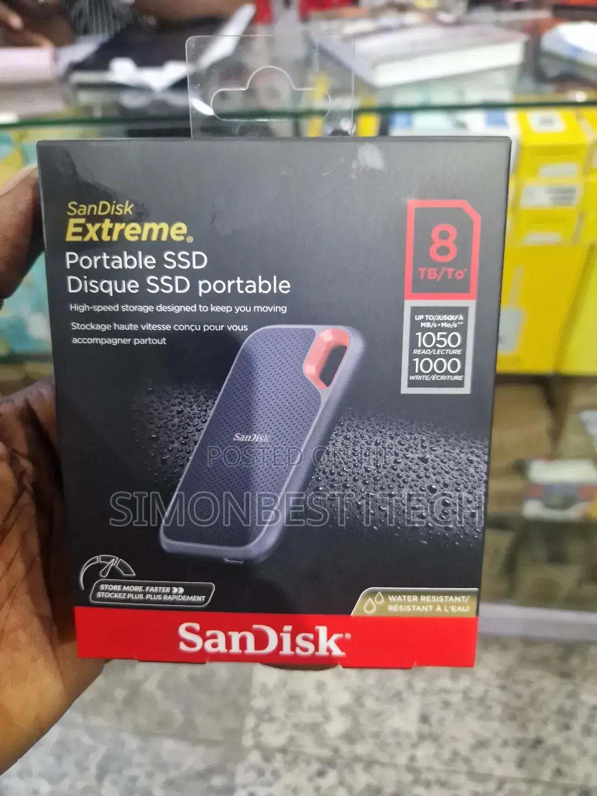 Portable SSD Hard Drive 8tb Sandisk