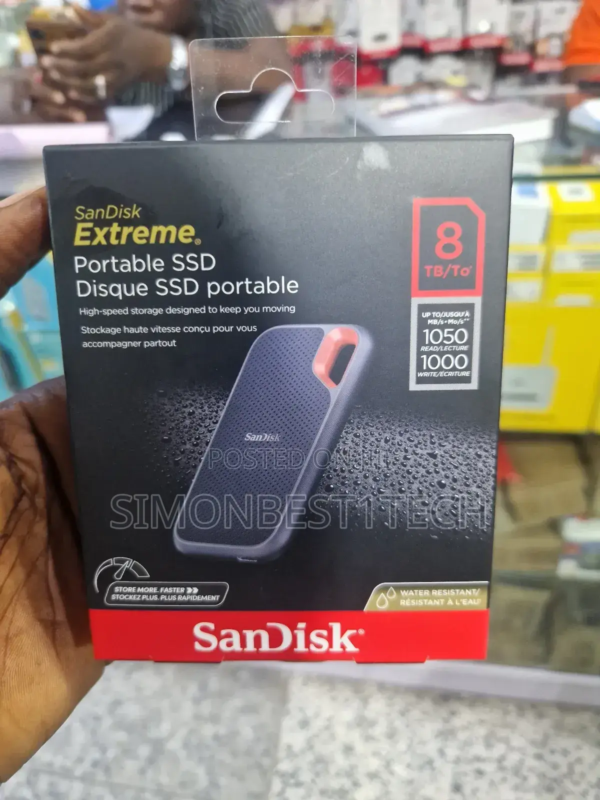 Portable SSD Hard Drive 8tb Sandisk
