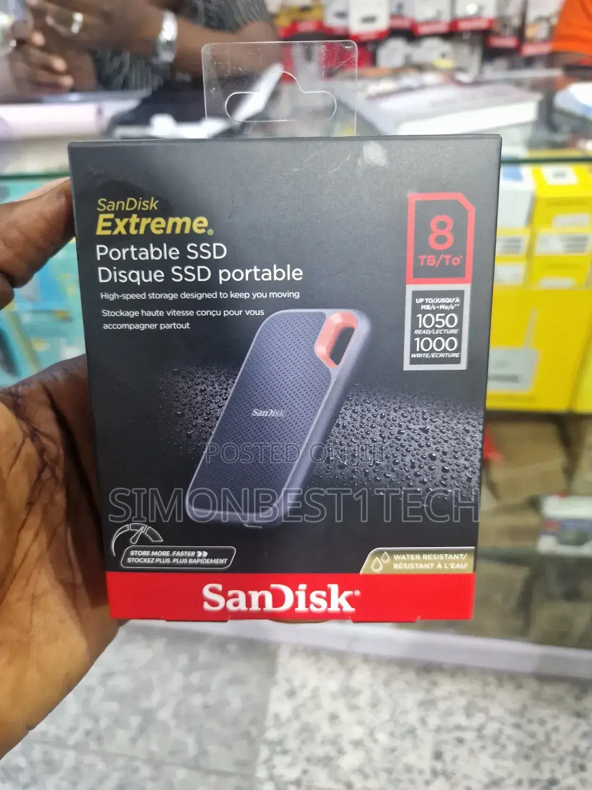 Portable SSD Hard Drive 8tb Sandisk