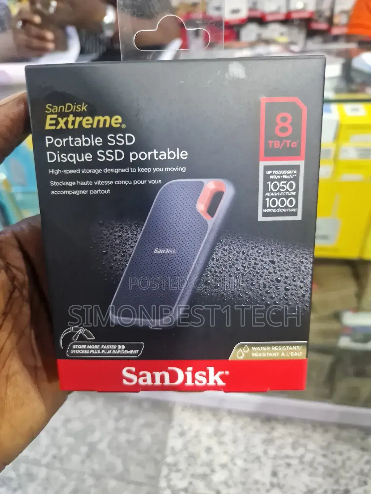 Portable SSD Hard Drive 8tb Sandisk