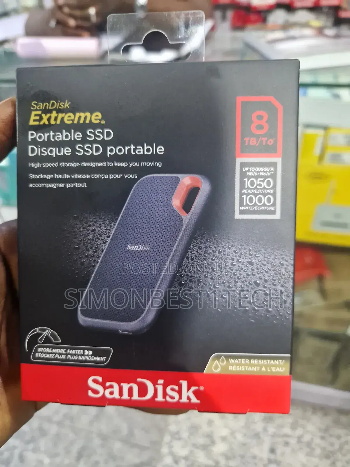 Portable SSD Hard Drive 8tb Sandisk