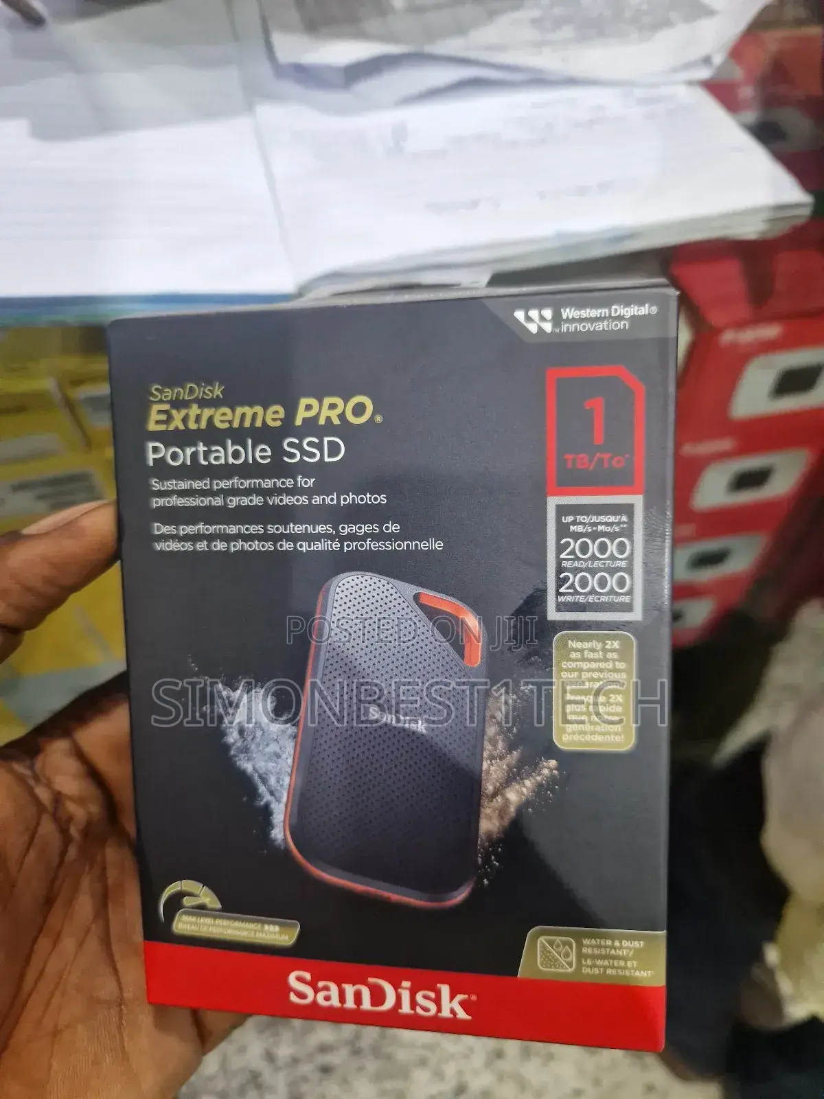 Portable SSD 1tb 2000mpbs.