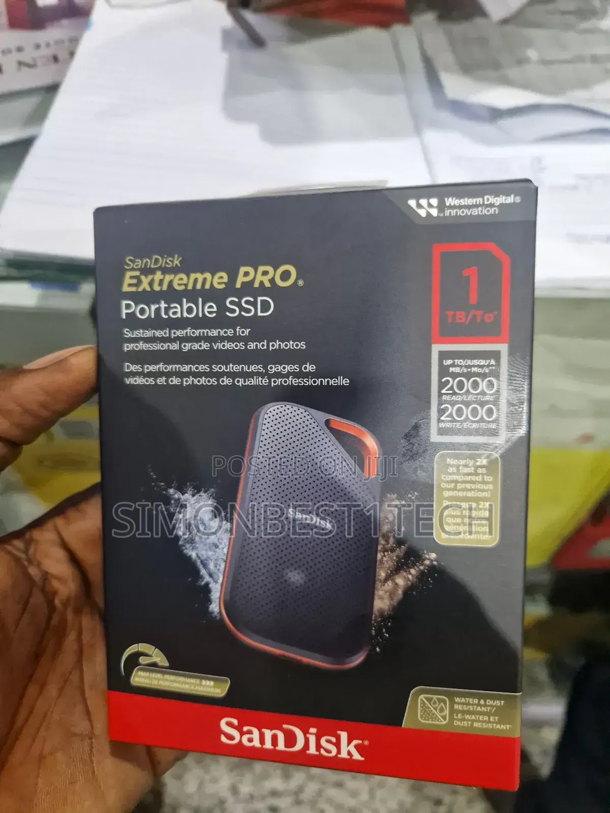 Portable SSD 1tb 2000mpbs.