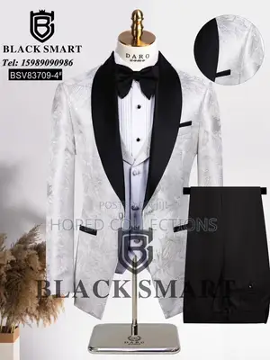 Flower Daro Black-Smart Suit