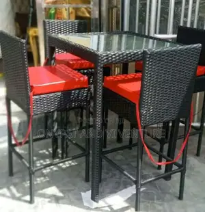 High Quality Outdoor Bar Set With Cushion