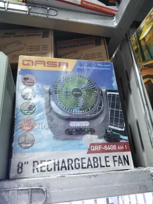 Qasa 8" Rechargeable Fan