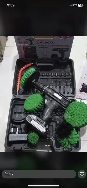 32 v Complete Cleaning Drilling Machine With Brush
