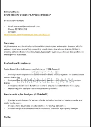 Computing IT CV
