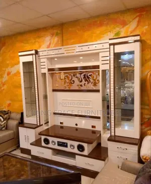 Multi Functional Tv Shelve With Sound Speakers