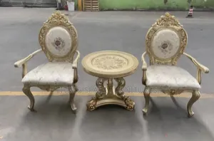 Royal Console Chairs With Coffee Table Set