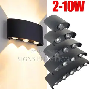 Led Wall Lamp Outdoor Ip65 Waterproof Up Down Luminous Light