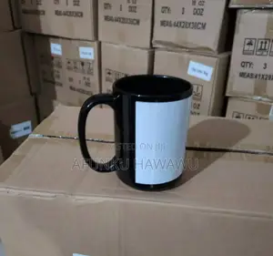 Black White Costed Mug (36pcs)