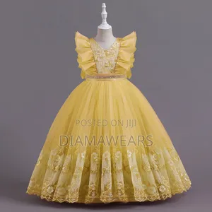 Gold/ Yellow Ceremonial Princess Ball Gown