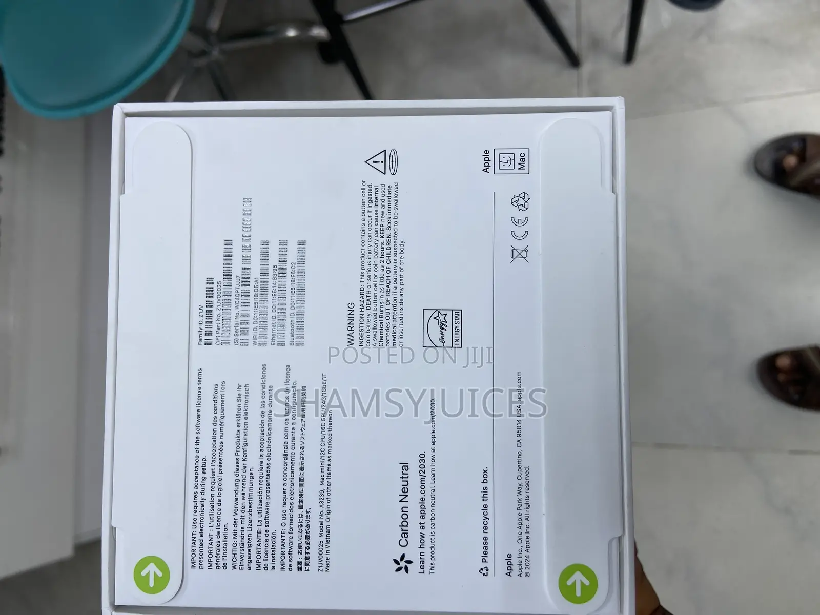Apple Mac Mini M4chip 24gb/1tb
