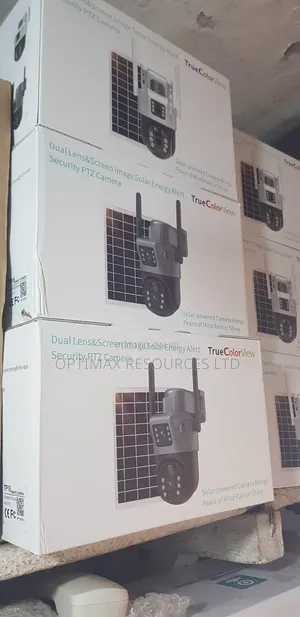 Dual Lens 4g Solar PTZ V380 App Camera