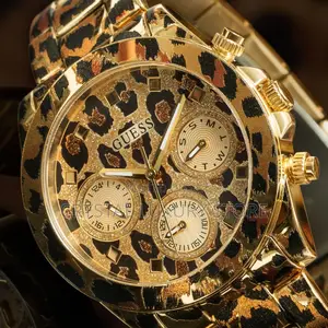 Guess Quality Luxury Men Chain Strap Wristwatch