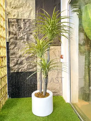Artificial Yucca Plant Potted With Fibre Glass Pot