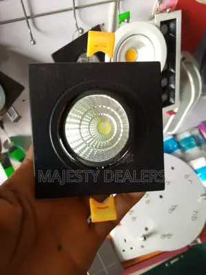 Single Recess Black Led Ceiling Light 1 Pop Cob Lights