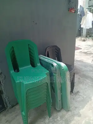Plastic Chair and Table