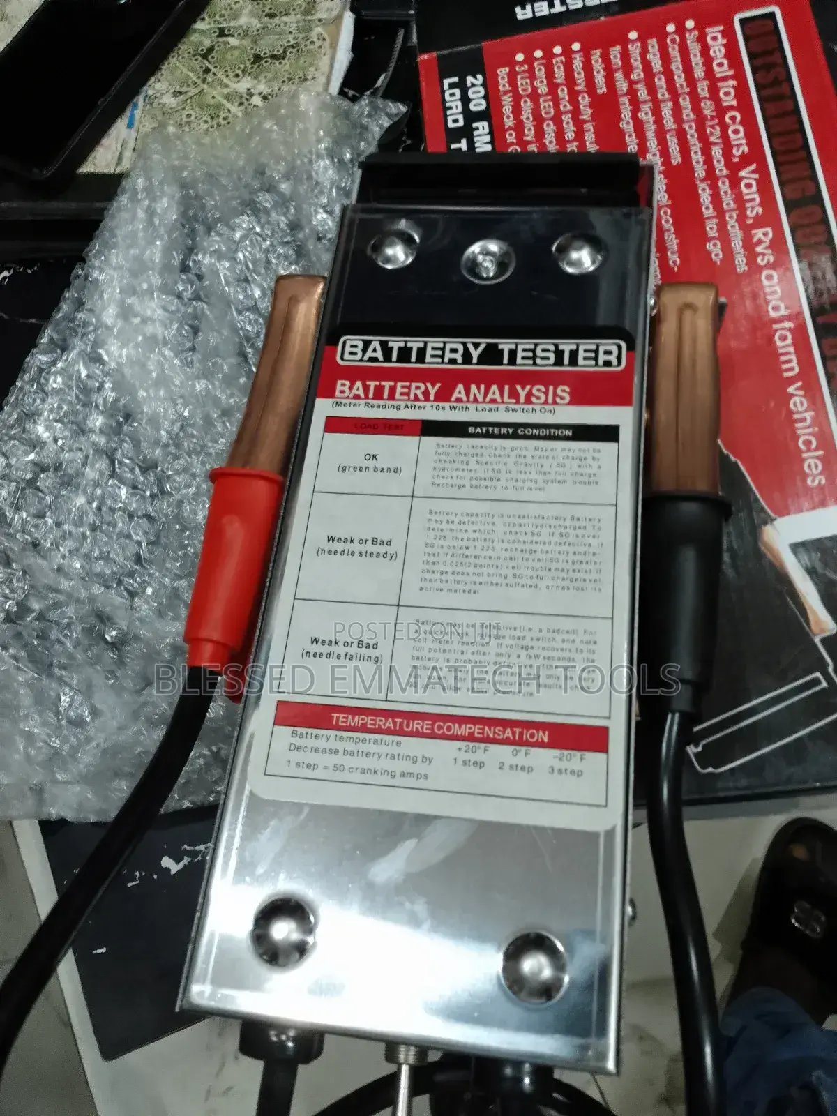 Analog Battery Tester