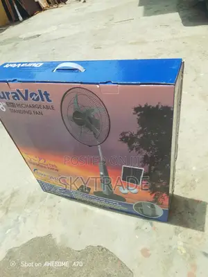 The Best Duravolt 18" 3 in 1 Standing Fan + Solar Panel