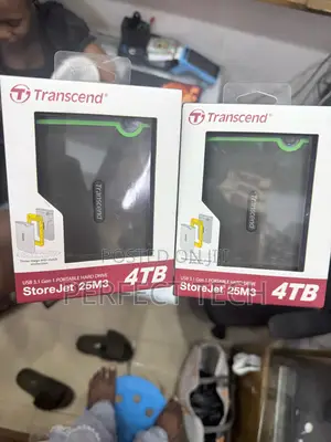 Transcend 4tb Storejet 25h3 Portable Hard Drive