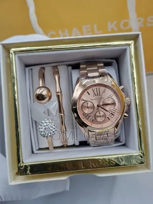 Michael Kors Chronograph and Bangles Ladies Watch