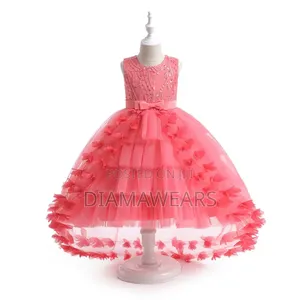 Water Melon Pink Princess Ball Gown