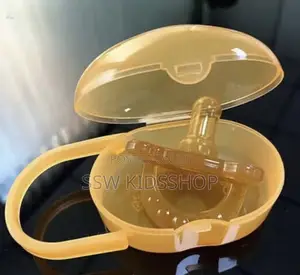 Baby Silicone Pacifier With Clip and Storage Case