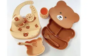 Teddy Baby Silicone Feeding/ Weaning Set