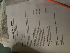 Housekeeping Cleaning CV