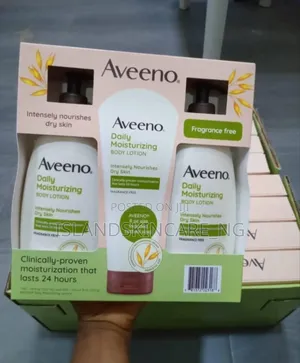 Aveeno Daily Moisturizing Lotion 18 Fl Oz, 2 Pk + 8 Oz Tube
