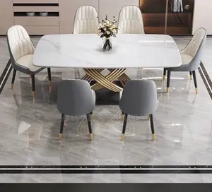 Marble Dinning Table and Chairs.