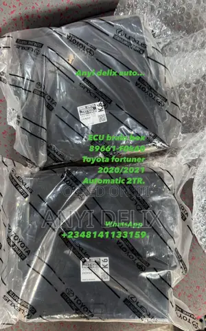 Ecu Brain Box Toyota Fortuner 2020 Petrol 89661-F0k60