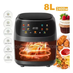 8l Intelligent Digital Silver Crest Airfryer