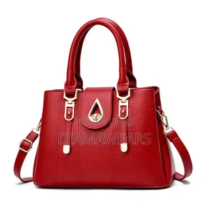 Red Quality Ladies Leather Hand Bag