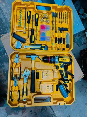 Tools Box With Cordless Drill Machine