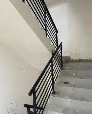 Staircase Iron Black Handrail