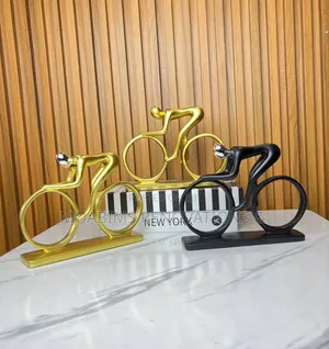 Bicycle Man Figurine Decor