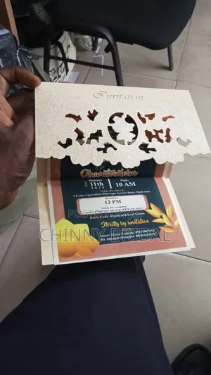 50 Copies of Invitation Card With Printing