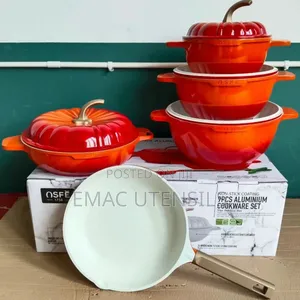 Original 9pcs Ceramic Coating Aluminium Cookware Set
