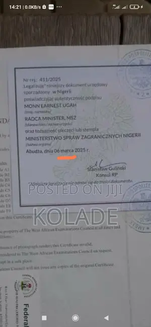 Legalize/Authenticate Your Certificate.